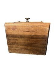 Vtg Italy Wormwood Gothic Hanging Freestanding Pipe Box Candle Wall Box Drawer