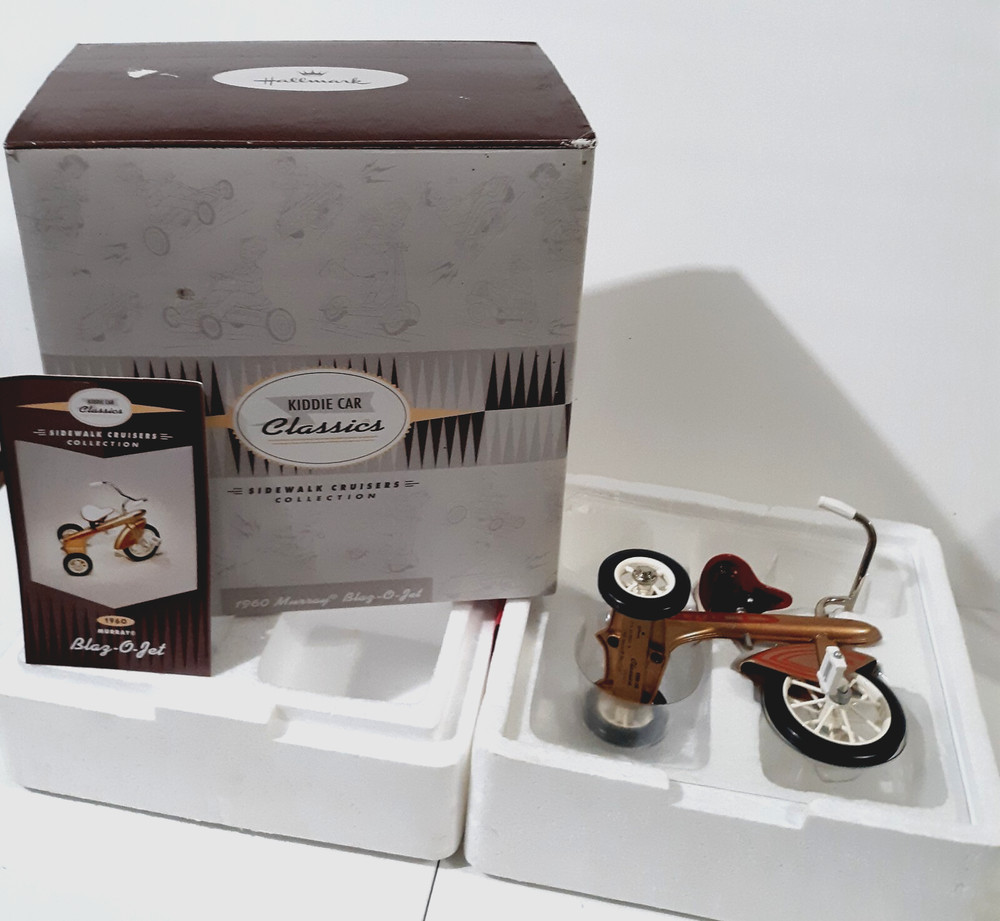 Collectable Hallmark Metal Kiddie Car Classics 1960 Murray Blaz-O-Jet Kiddie Car