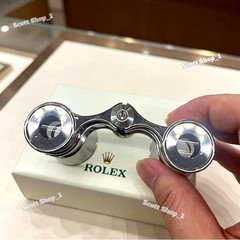 ROLEX Opera Binoculars Silver Tone Boutique Display Rare Desk Collectible