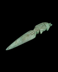 Authentic Ancient Egyptian Antiques Rare Fish Stone Amulet Pendant Figure BC