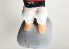 Rare Three Acrobats Totem Caganer Pottery Marked XMas 2001 Rosa Maria Galia