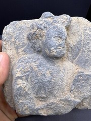 Un Touch Ghandhra Artifact Ancient Indo Greek Era Old Sculptor Fragment Panel
