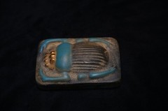 Ancient Egyptian Antiques Scarab Statue Handmade Stone Artifact Figurine