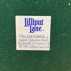 Lilliput Lane Village School English Collection 1991 Includes Box Deeds