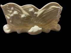 Vintage Belleek “Lilly of the Valley” Luster Trinket Dish Bowl, 7th Mark