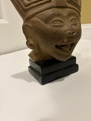 Pre-Columbian Veracruz Mexico Laughing Head Statue
