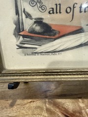 Vintage Framed Print by Reinthal & Newman NY Abraham Lincoln “You can Fool”