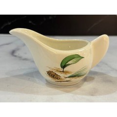WS George pine cone handled platter and gravy boat S0811 2 pc set