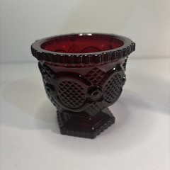 Vintage Avon Cape Cod Ruby Red Plater,Goblets,Sugar, Creamer, Decanter 19Pcs.