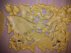 VTG Homco Universal Statuary 3-D Wall Art Decor Mushroom Frog Butterfly MCM 3 pc
