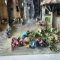 BEAUTIFULLY DETAILED 9” X 7” WALL ART RESIN PICTURE PLAQUE