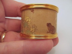 *Enamel Napkin Ring Rowena Stott Nature Notes of an Edwardian Lady Edith Holden