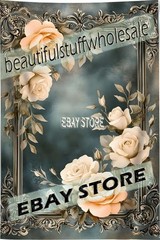 Scene Gothic Wall Tapestry Elegant Roses ornate border framing 59X82 in