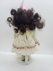 Paradise Galleries, Classic Treasure Porcelain Jointed Doll & Petite Porcelain