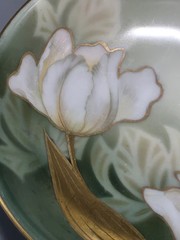 Vintage Hand-painted RS Germany Porcelain Bowl Art Nouveau Style Flowers