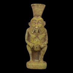 Authentic Ancient Egyptian Antiques Rare Bes God Stone Statue Figure BC