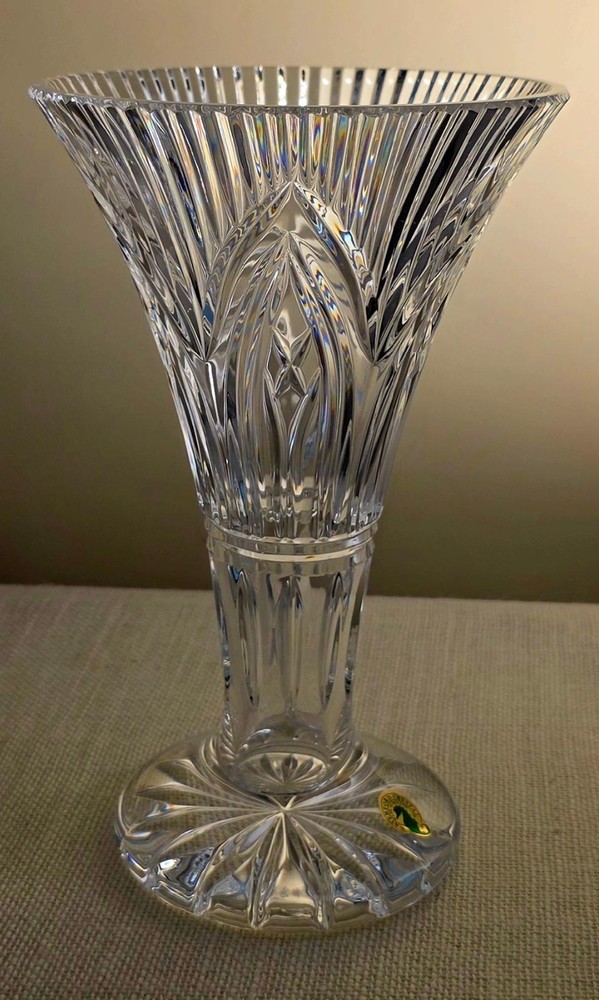 Waterford Rock of Cashel Vase Romance of Ireland Collection in Presentation Box