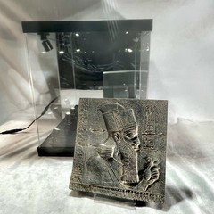 Near Eastern Inspired Ancient Anunnaki Tablet Recreation w/ Museum Display Case