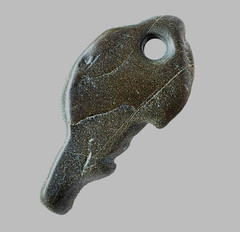 300 BC Ancient Roman Carved Engraved Gemstone Pendant Medallion Amulet Boar Head