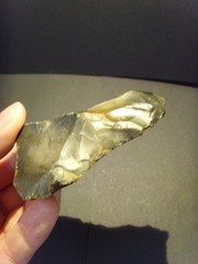 Lower Paleolithic – Fine Acheulean trihedral scraper. c.500,000+ BP.