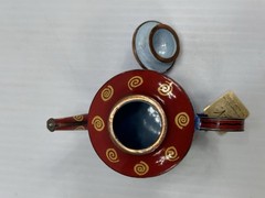 Charlotte Di Vita Bass Drummer Minature Teapot Enamel Numbered John Clementson