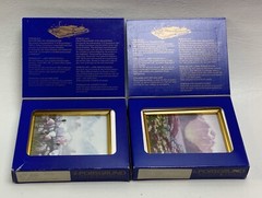 2 Signed Vintage Porsgrunds MiniBilder Handverks Studio Norway Porcelain Wall
