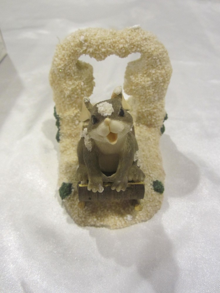 Charming Tails Dashing Through The Snow Item 87/624 Original Box & Packaging