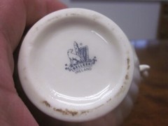 Belleek Enchanted Garden Cream Pitcher Creamer Porcelain Flower Made In Ireland
