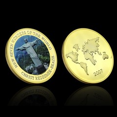 New Seven Wonders of The World Commemorative Coin Christ The Redeemer Brazil