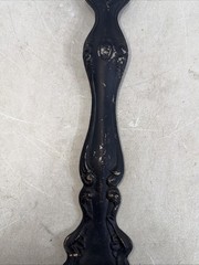 Vintage Large Cast Aluminum Spoon Wall Decoration Pocket Faux Plant Display 17”