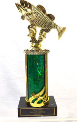3 SWIMMING BASS TROPHIES, LARGEMOUTH BASS, FISHING, BASS AWARD 8 COLORS #5