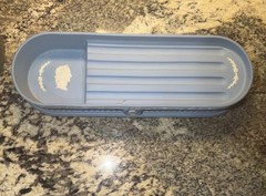 Vintage Wedgwood Jasperware Pen Tray Blue Julius Ceasar