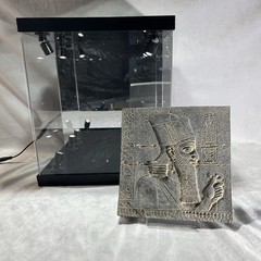 Near Eastern Inspired Ancient Anunnaki Tablet Recreation w/ Museum Display Case