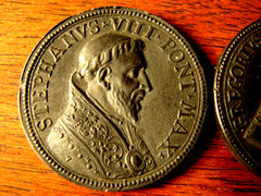 WEDGWOOD 1770’S XRARE ( 10 ) BLACK BASALT MEDAL OF POPES SOLD SEPARATLY MUSEUM
