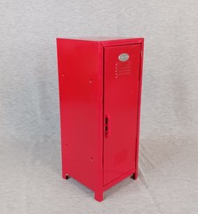 Vintage 1990’s Y2K Red Mini Metal Locker Storage 11”