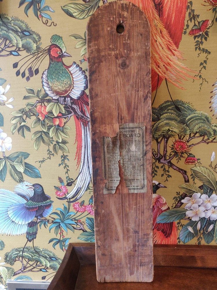 Antique late 19th century Oakleys Wellington knife polish board oak and leather