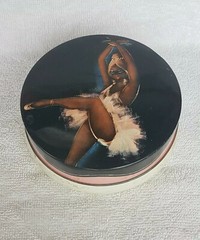 🔶️ART DECO JOSEPHINE BAKER BLACK AMERICANA JAZZ AGE THORNE’S CONFECTIONERY TIN