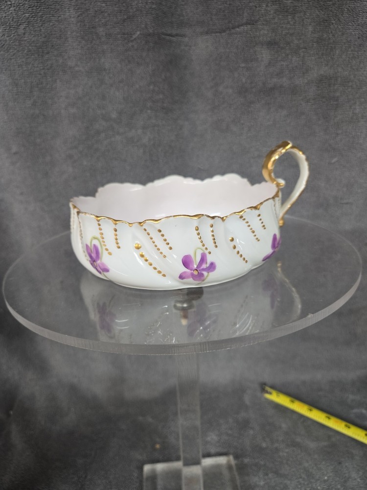 Vintage Lamoges Made In FRANCE Trinket Bowl 6 By 2in.