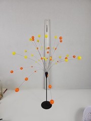 Space Plant Kinetic Abstract Sculpture Metal Art Modernist Mid Century Mcm
