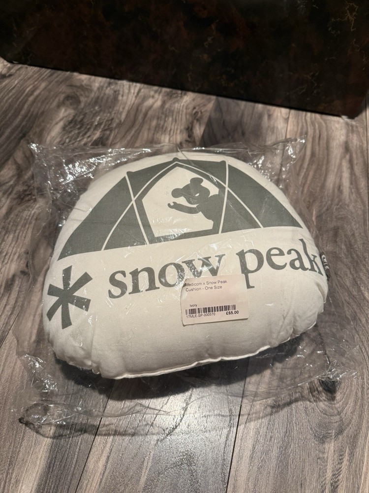 Medicom x Snow Peak Pillow Cushion Supreme Kaws OF Brand New Sealed NWT 2017