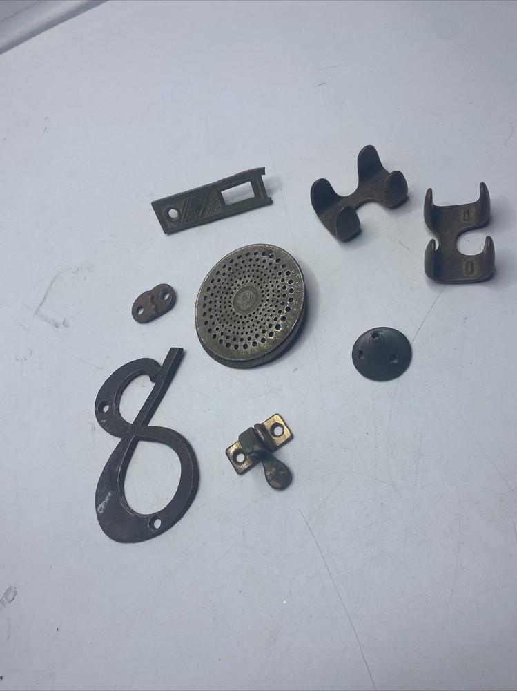 Metal Detector Finds Lot Number 8 Funnel? Latch Door Brass? MK