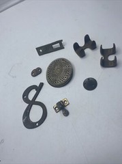 Metal Detector Finds Lot Number 8 Funnel? Latch Door Brass? MK