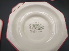Vtg 11 Pc Set AVON SWEET COUNTRY Harvest Ceramic Tableware 1990s Excellent Cond