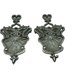 Beautiful 😊 Antique Cast Aluminum Cooking Trivets Pan Pot Holder Fun