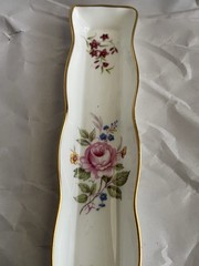 Vintage Jewelry Pen Trinket Dish Mint Tray Floral Oakley Bone China Made England
