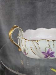 Vintage Lamoges Made In FRANCE Trinket Bowl 6 By 2in.