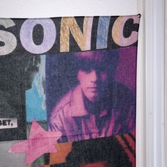Sonic Youth Pleasures Wall Banner – Experimental Jet Set Cover Tapestry