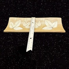 Cracker Tray Platter by Country Originals Oak Leaf Design Pottery Colombia 14”L