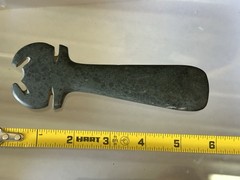 RARE PRE-COLUMBIAN EFFIGY STONE SCEPTER OR MACE FROM COSTA RICA ~ MOTLEY COA