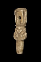 Authentic Ancient Egyptian Antique Egyptian Stone Sistrum Goddess Hathor Rare BC
